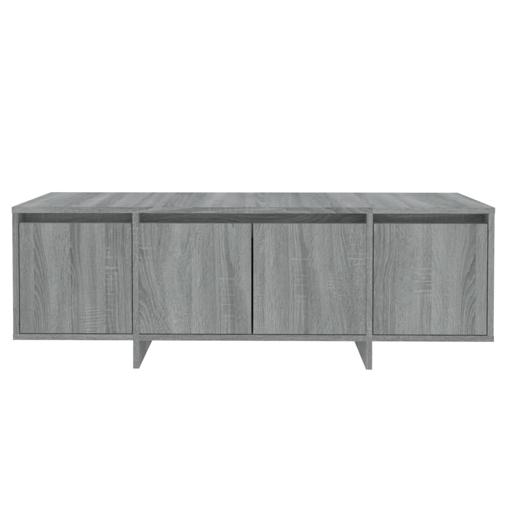 Tv-Benk Grå Sonoma Eik 120X30X40,5 Cm Konstruert Tre