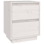 Nattbord Hvit 40X35X50 Heltre Furu