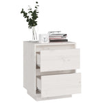 Nattbord Hvit 40X35X50 Heltre Furu
