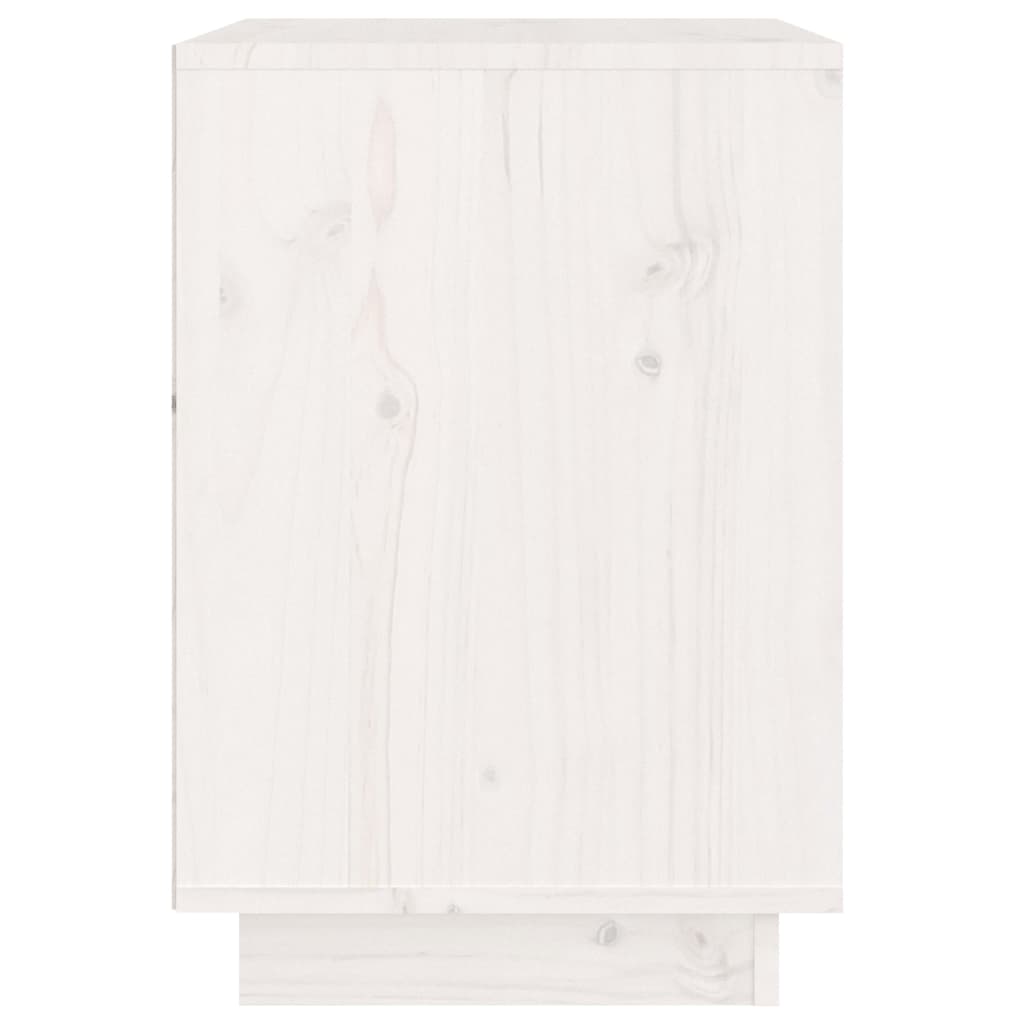 Nattbord Hvit 40X35X50 Heltre Furu