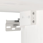 Veggskap 2 Stk Hvit 80X30X35 Cm Heltre Furu
