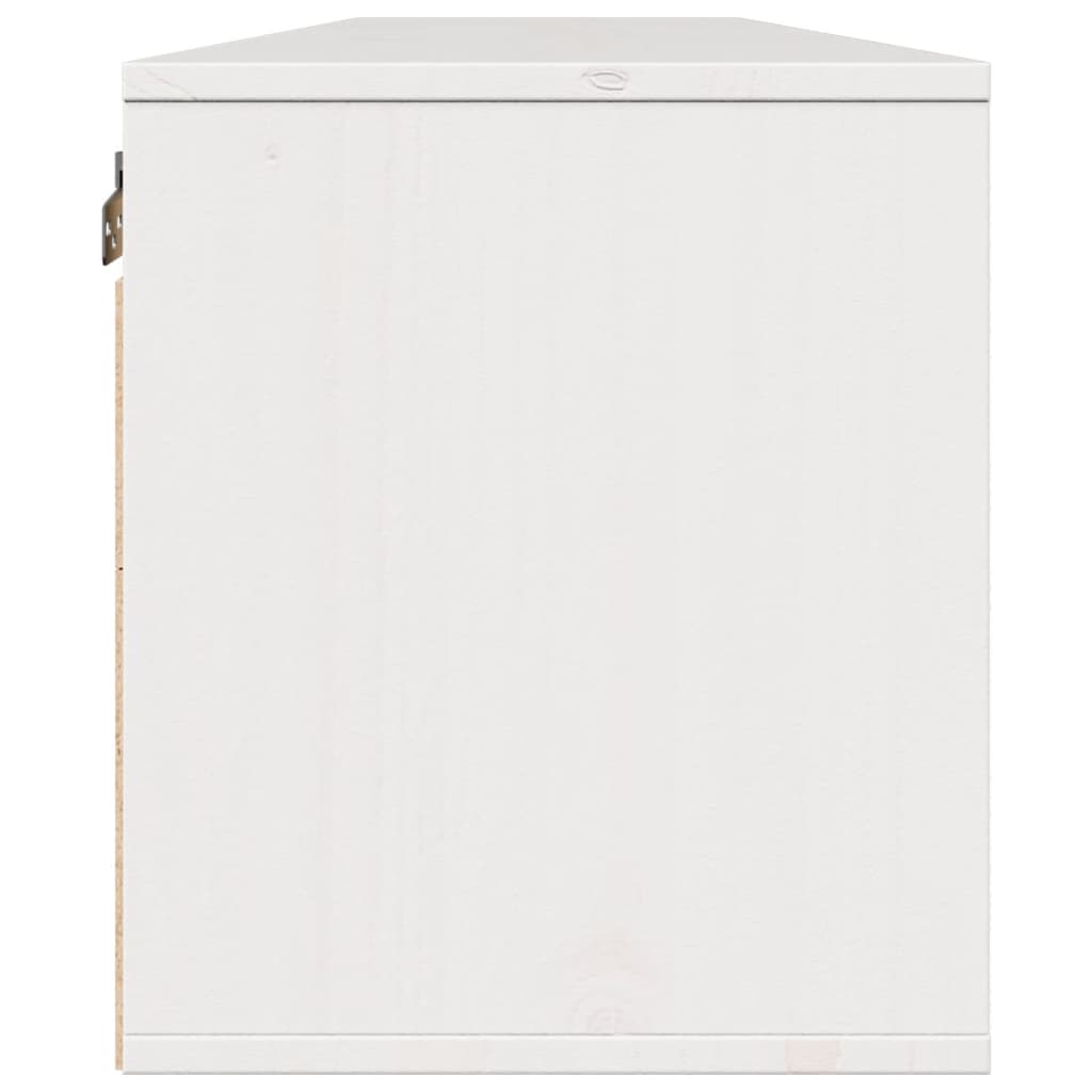 Veggskap 2 Stk Hvit 80X30X35 Cm Heltre Furu