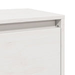 Veggskap 2 Stk Hvit 80X30X35 Cm Heltre Furu