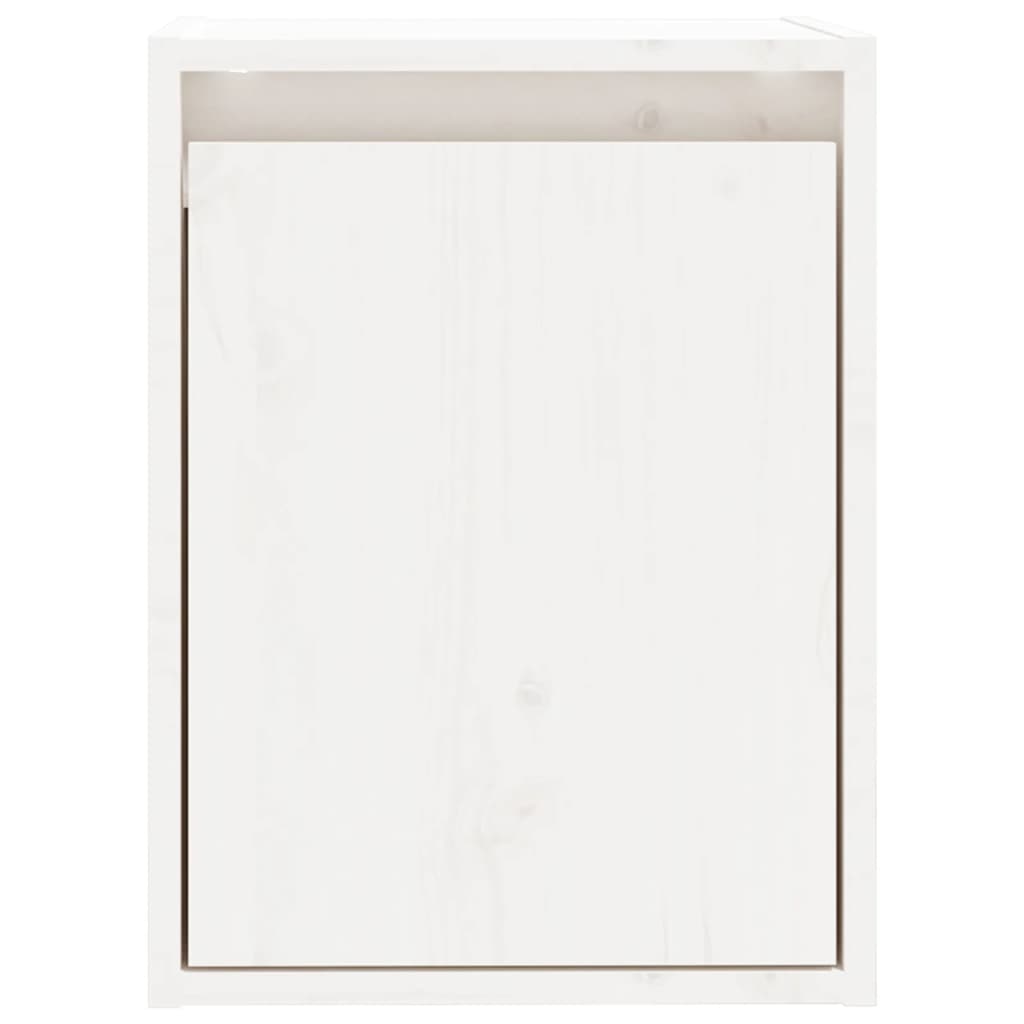 Veggskap Hvit 30X30X40 Cm Heltre Furu