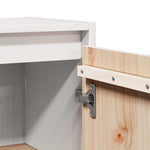 Veggskap Hvit 30X30X60 Cm Heltre Furu