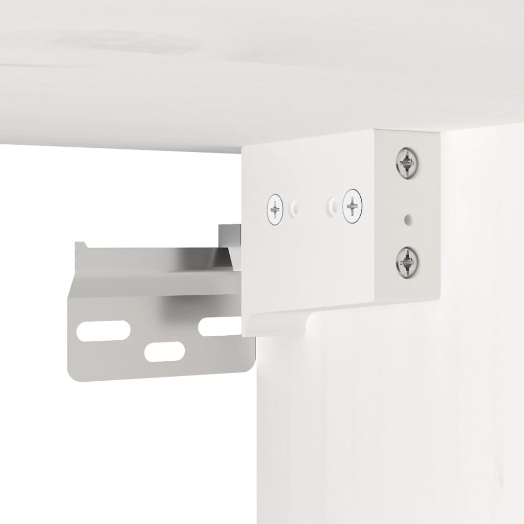 Veggskap Hvit 30X30X60 Cm Heltre Furu