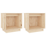 Nattbord 2 Stk 40X30X40 Heltre Furu