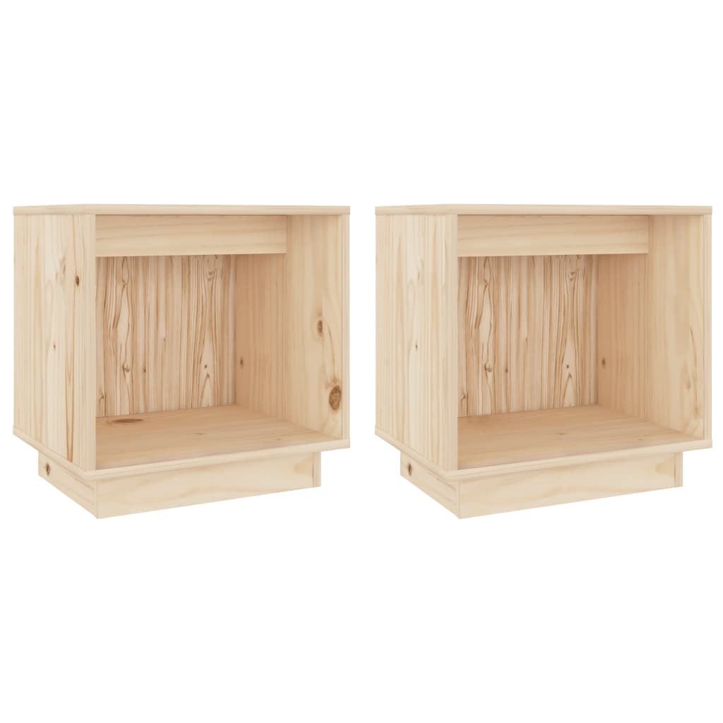 Nattbord 2 Stk 40X30X40 Heltre Furu