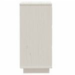 Skjenker 2 Stk Hvit 32X34X75 Cm Heltre Furu