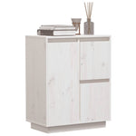 Skjenk Hvit 60X34X75 Cm Heltre Furu