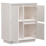 Skjenk Hvit 60X34X75 Cm Heltre Furu