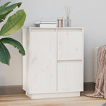 Skjenk Hvit 60X34X75 Cm Heltre Furu