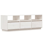 Tv-Benk Hvit 140X37X50 Cm Heltre Furu