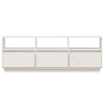Tv-Benk Hvit 140X37X50 Cm Heltre Furu