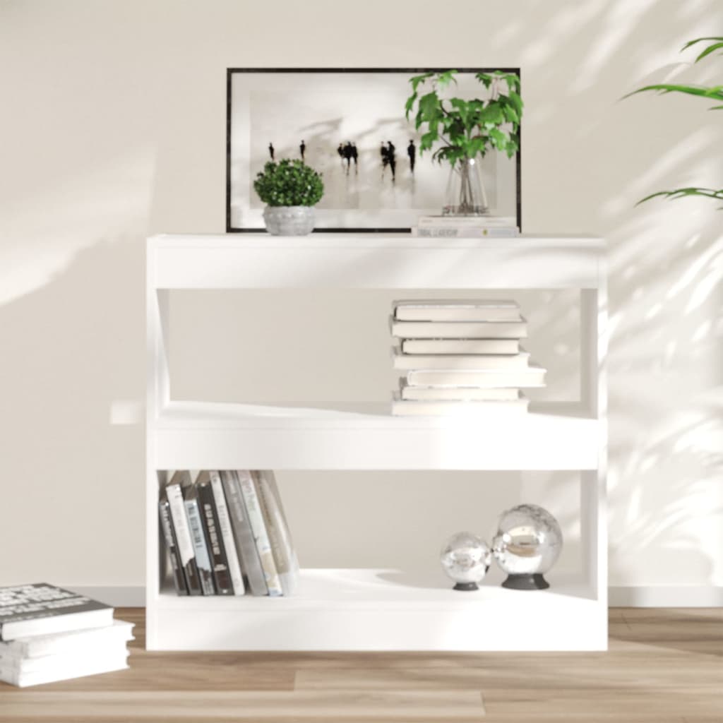 Bokhylle/Romdeler Hvit 80X30X72 Cm