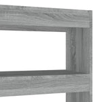 Bokhylle/Romdeler Grå Sonoma Eik 100X30X135 Cm