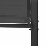 Stablebare Hagestoler 2 Stk Svart Textilene-Stoff