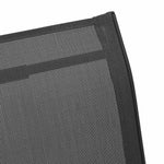 Stablebare Hagestoler 2 Stk Svart Textilene-Stoff