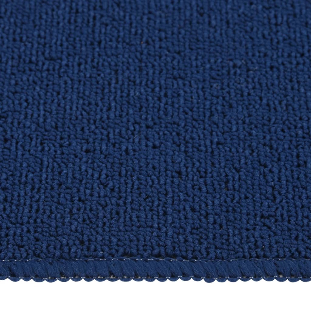 Sklisikre Trappematter 15 Stk 60X25 Cm Marineblå Rektangulær