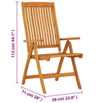 Klappstoler 2 Stk Heltre Eukalyptus