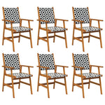 Hagestoler 6 Stk Heltre Akasie