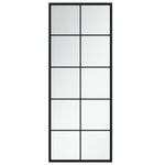 Veggspeil Svart 100X40 Cm Metall