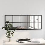 Veggspeil Svart 100X40 Cm Metall