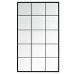 Veggspeil Svart 100X60 Cm Metall