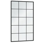 Veggspeil Svart 100X60 Cm Metall