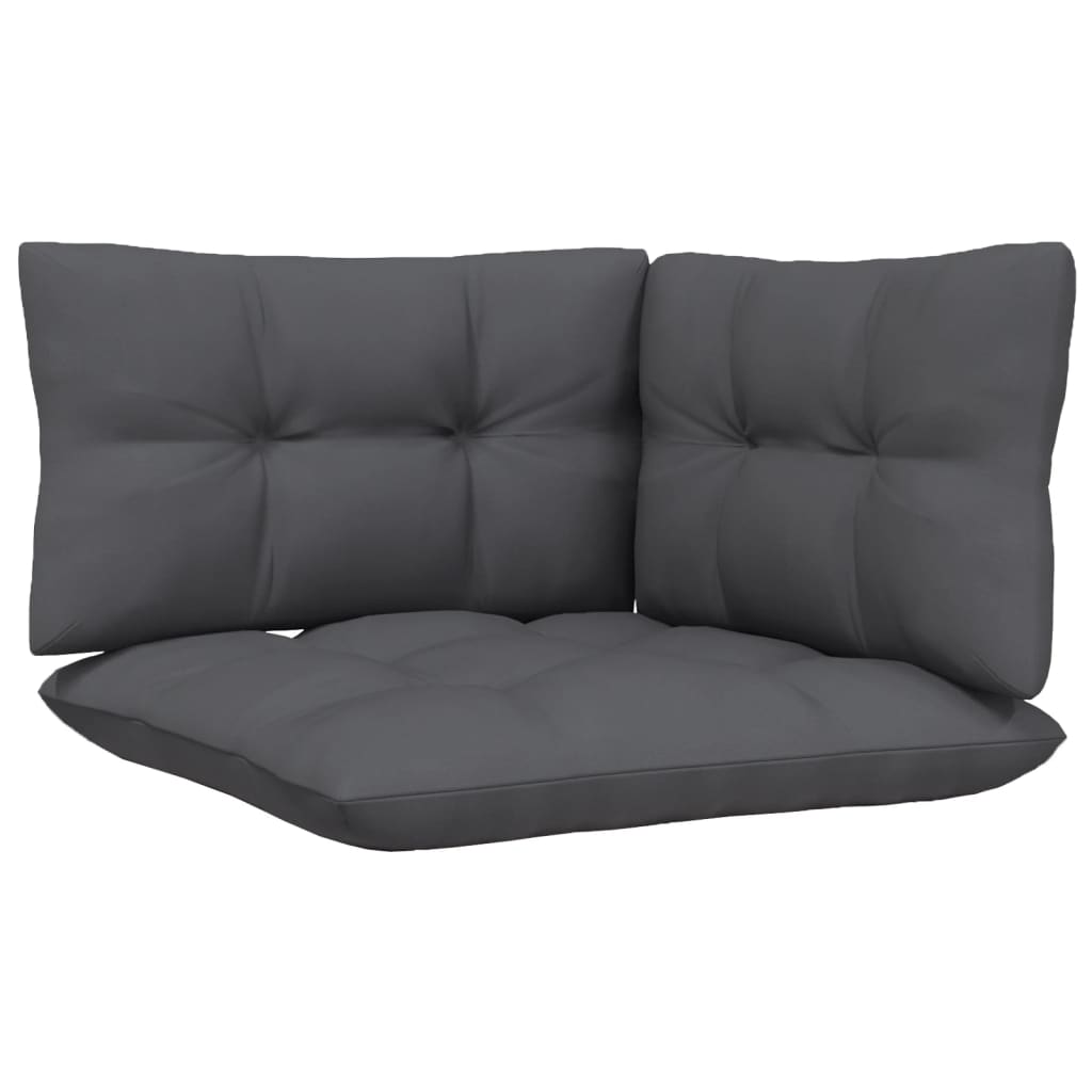 Hagesofa Med Kremhvite Puter 2-Seters Heltre Furu