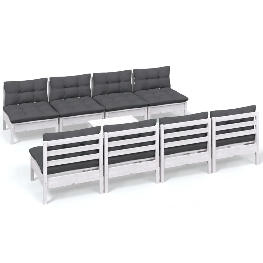 Hagesofagruppe Med Puter 9 Deler Heltre Furu
