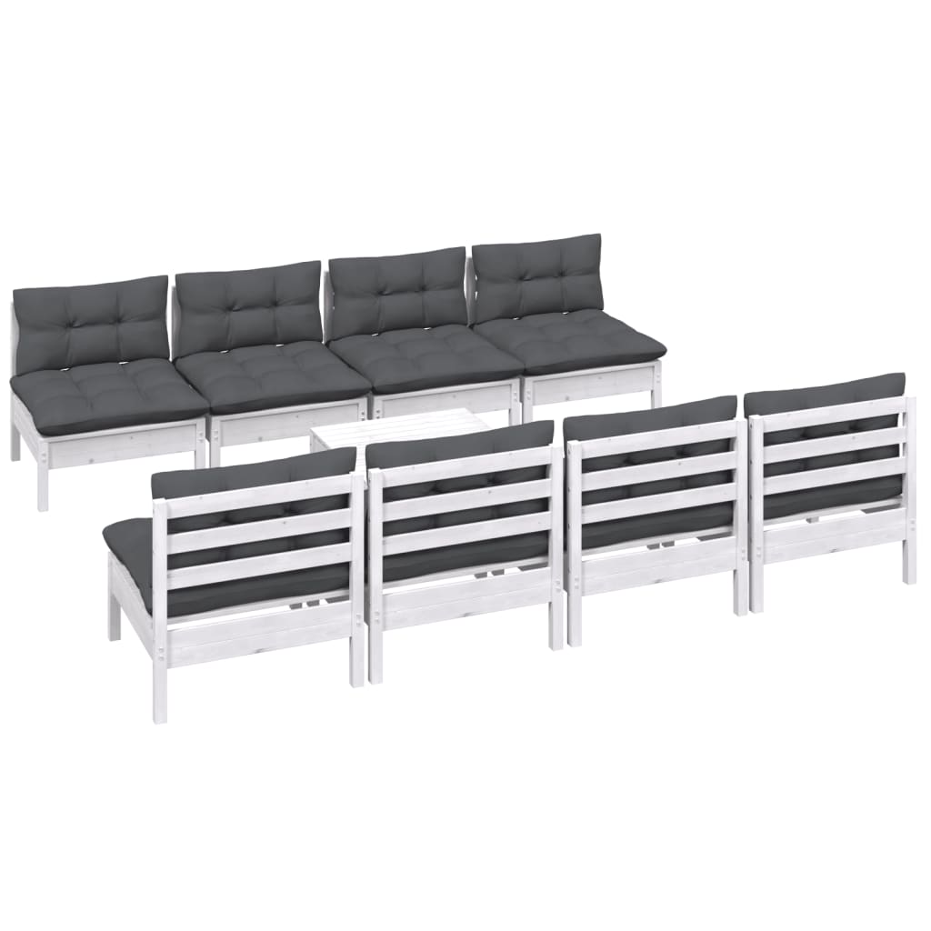 Hagesofagruppe Med Puter 9 Deler Heltre Furu