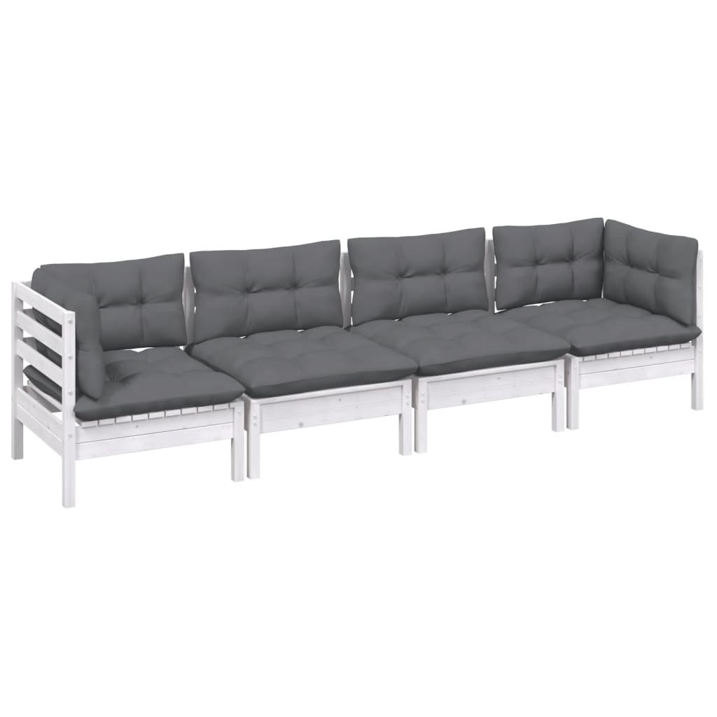 Hagesofagruppe Med Puter 4 Deler Heltre Furu