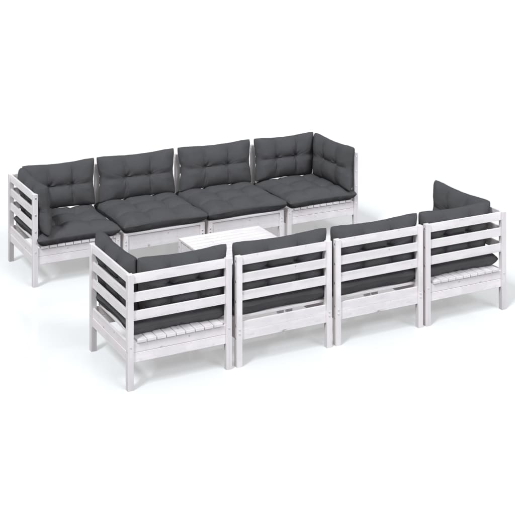 Hagesofagruppe Med Puter 9 Deler Heltre Furu