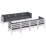 Hagesofagruppe Med Puter 9 Deler Heltre Furu