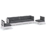 Hagesofagruppe Med Puter 6 Deler Heltre Furu