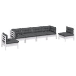 Hagesofagruppe Med Puter 6 Deler Heltre Furu