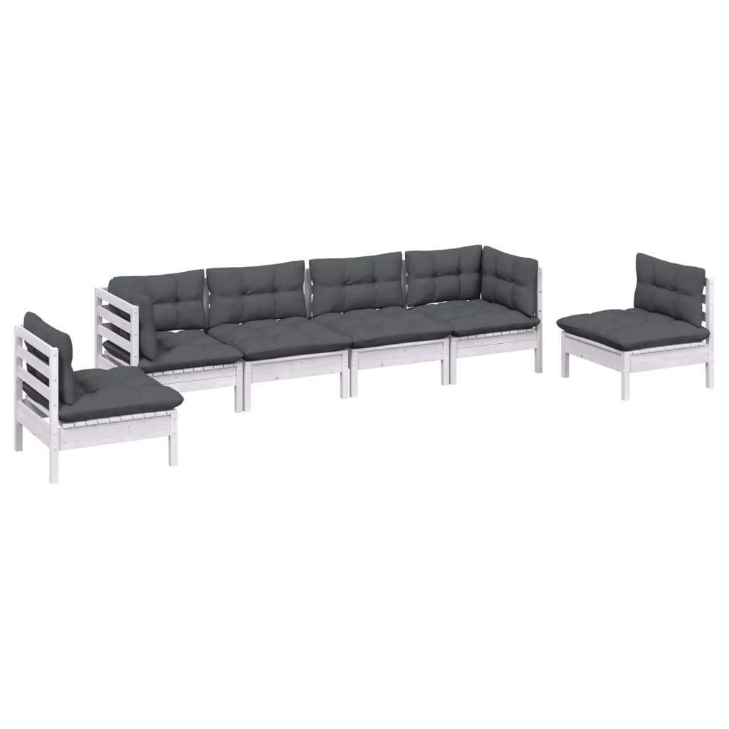 Hagesofagruppe Med Puter 6 Deler Heltre Furu