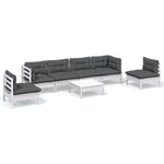 Hagesofagruppe Med Puter 7 Deler Heltre Furu