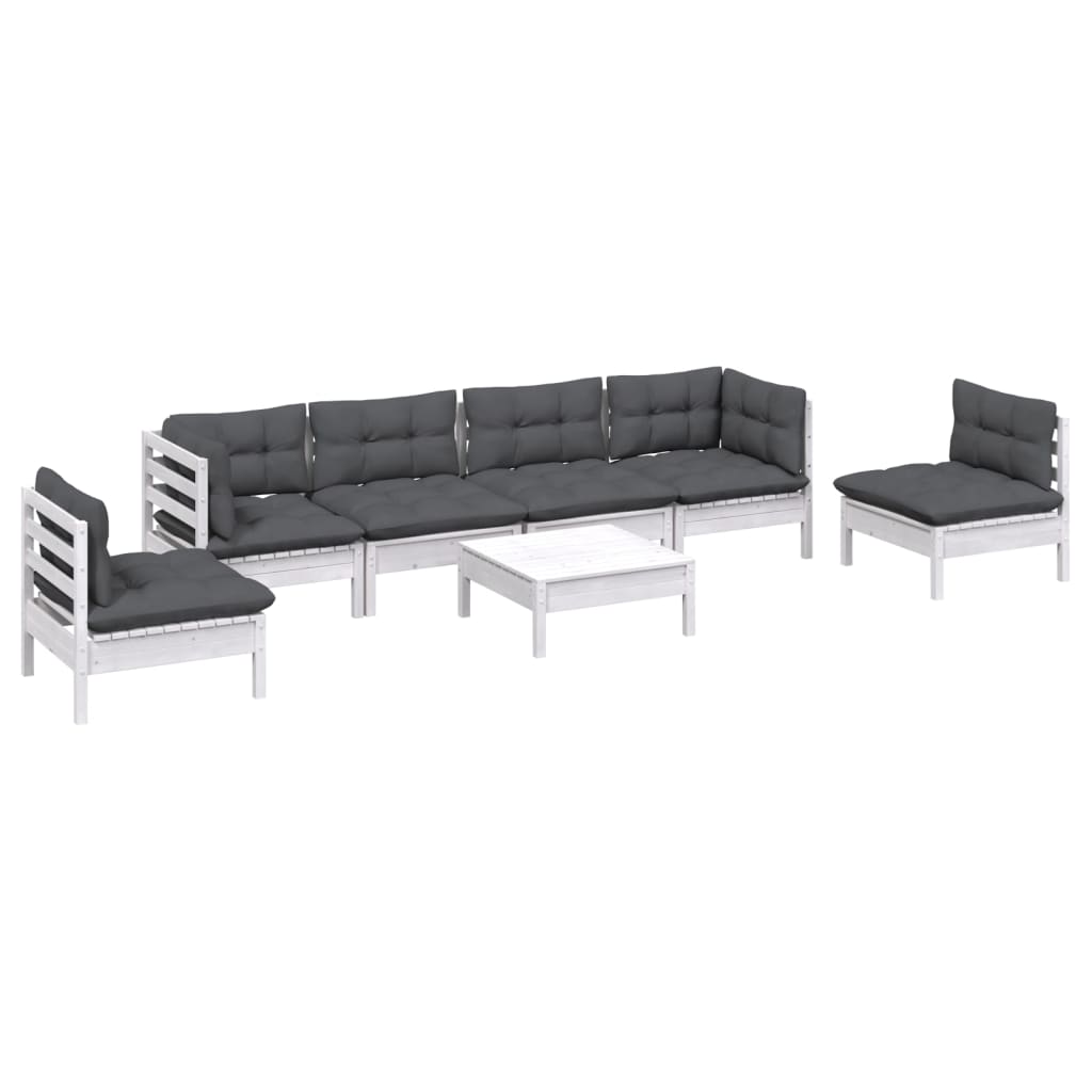 Hagesofagruppe Med Puter 7 Deler Heltre Furu