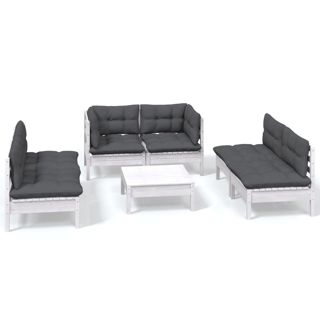 Hagesofagruppe Med Puter 7 Deler Heltre Furu