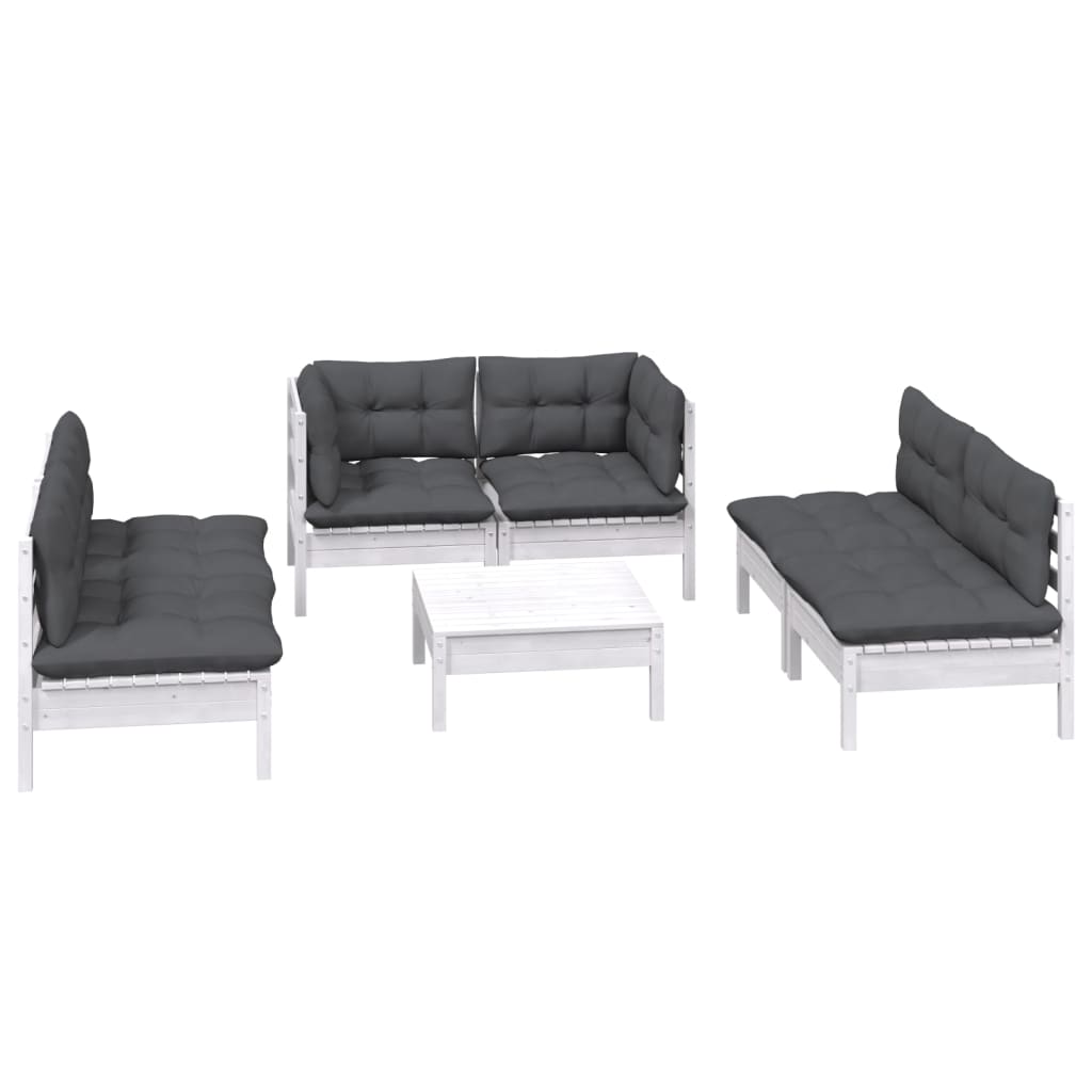 Hagesofagruppe Med Puter 7 Deler Heltre Furu