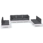 Hagesofagruppe Med Puter 7 Deler Heltre Furu