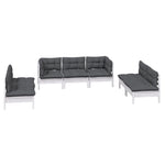 Hagesofagruppe Med Puter 7 Deler Heltre Furu