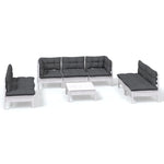 Hagesofagruppe Med Puter 8 Deler Heltre Furu