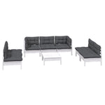 Hagesofagruppe Med Puter 8 Deler Heltre Furu