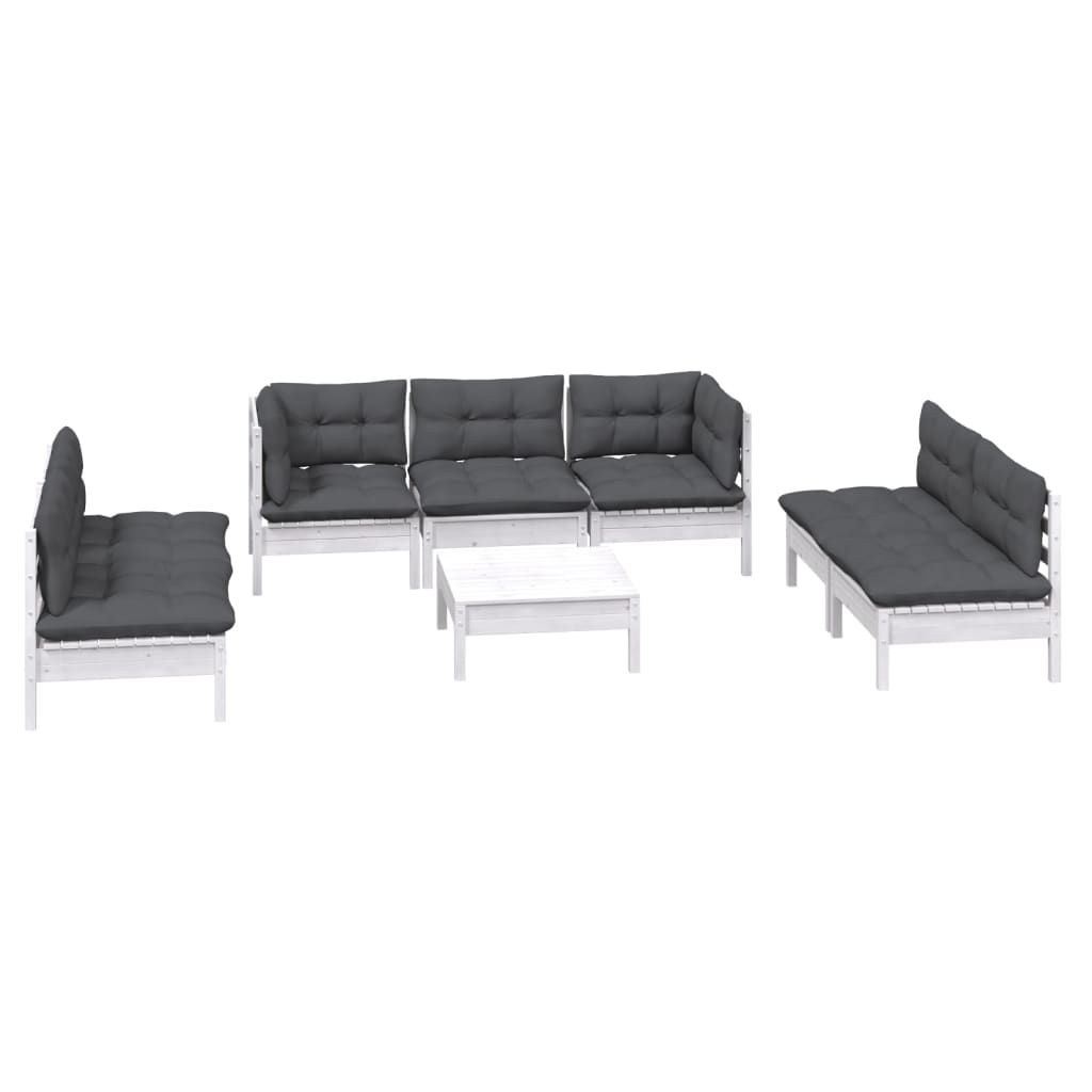 Hagesofagruppe Med Puter 8 Deler Heltre Furu