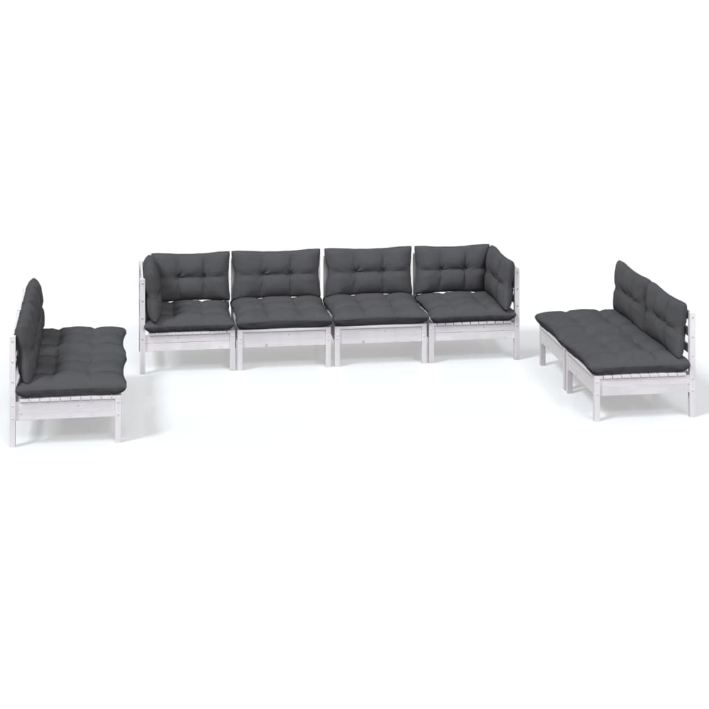 Hagesofagruppe Med Puter 8 Deler Heltre Furu