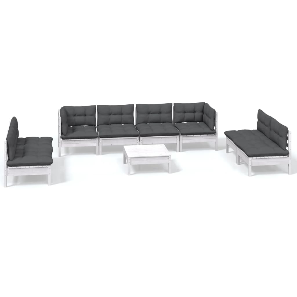Hagesofagruppe Med Puter 9 Deler Heltre Furu
