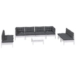 Hagesofagruppe Med Puter 9 Deler Heltre Furu